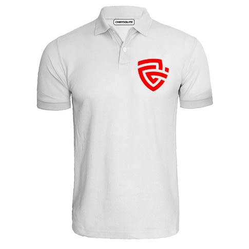 Accolades Logo Polo T-shirt - White