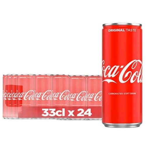 Coca-cola Sleek Can 33cl X24