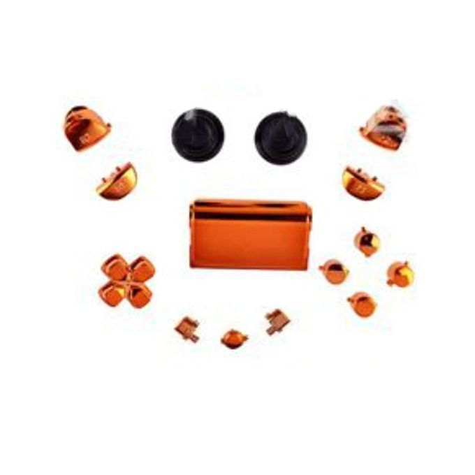 Full Set For Ps4 Electroplated Handle Ons Thumb Rocker Joystick Cover