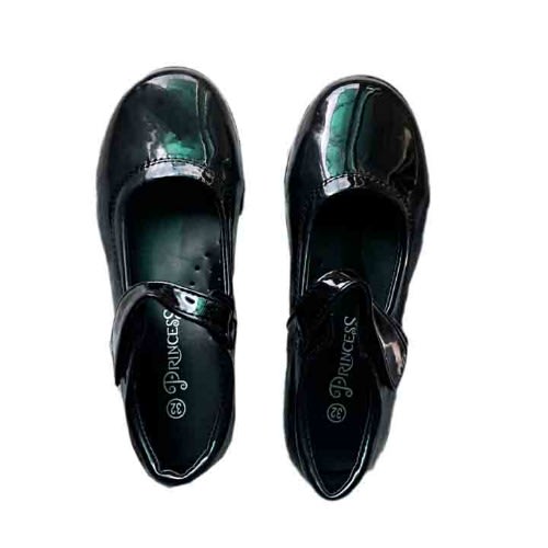 Multi Purpose Covered Girls Shoe - Black