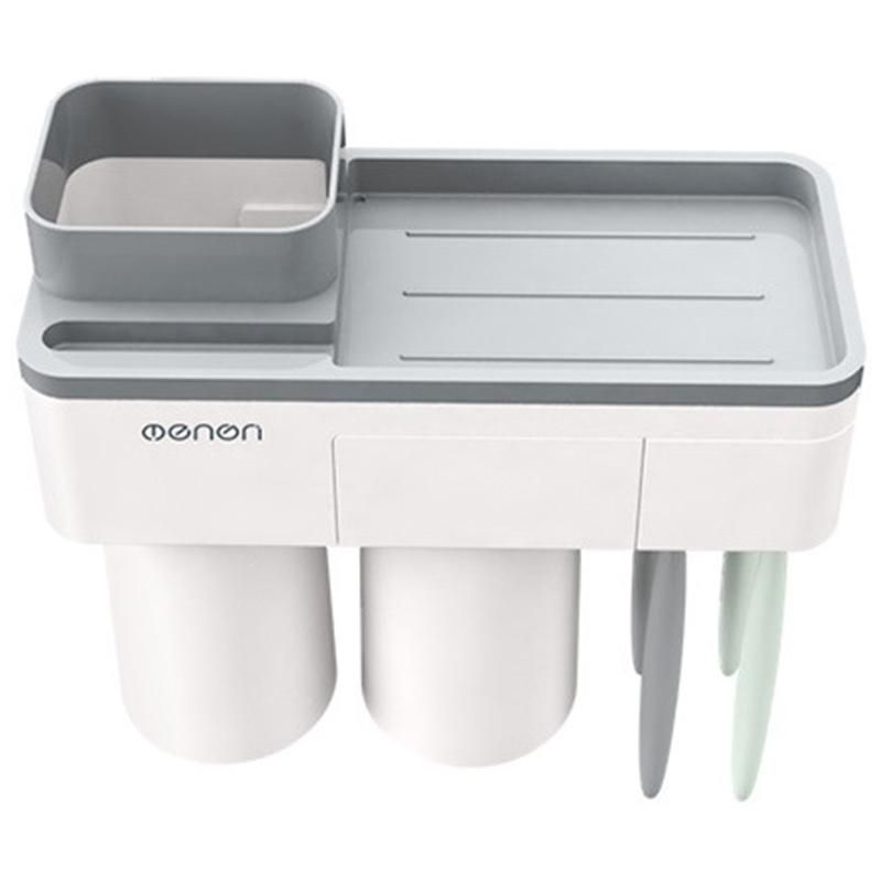 Toothbrush Holder Cup Makeup Phone Storage Wall