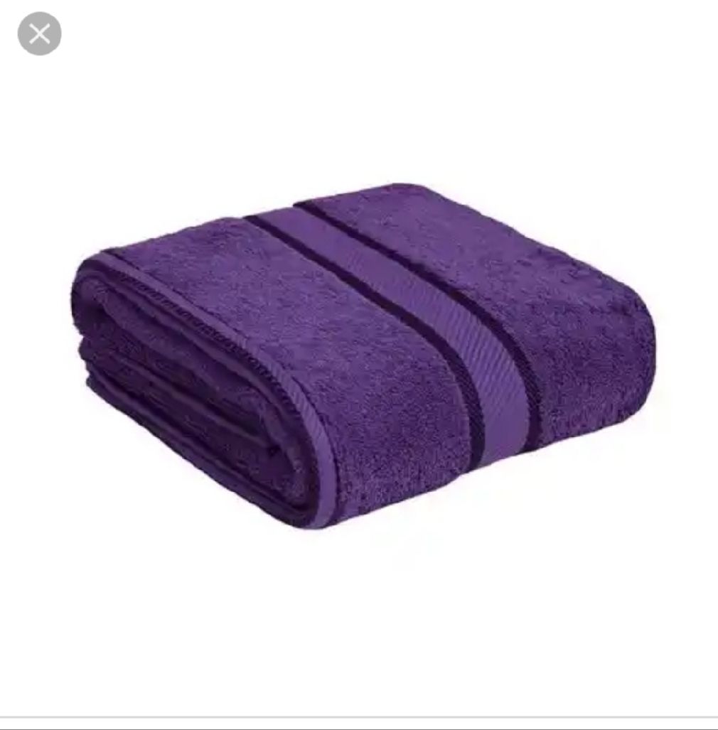 Large Bath Towel - Purple