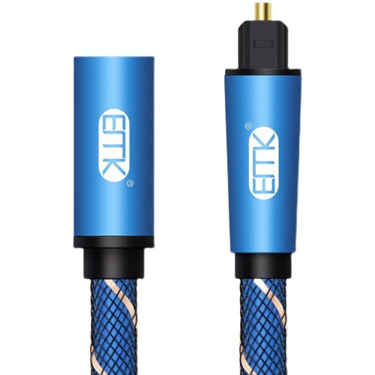 EMK Digital Optical Audio Cable, Cable Length: 1.5m (Blue)