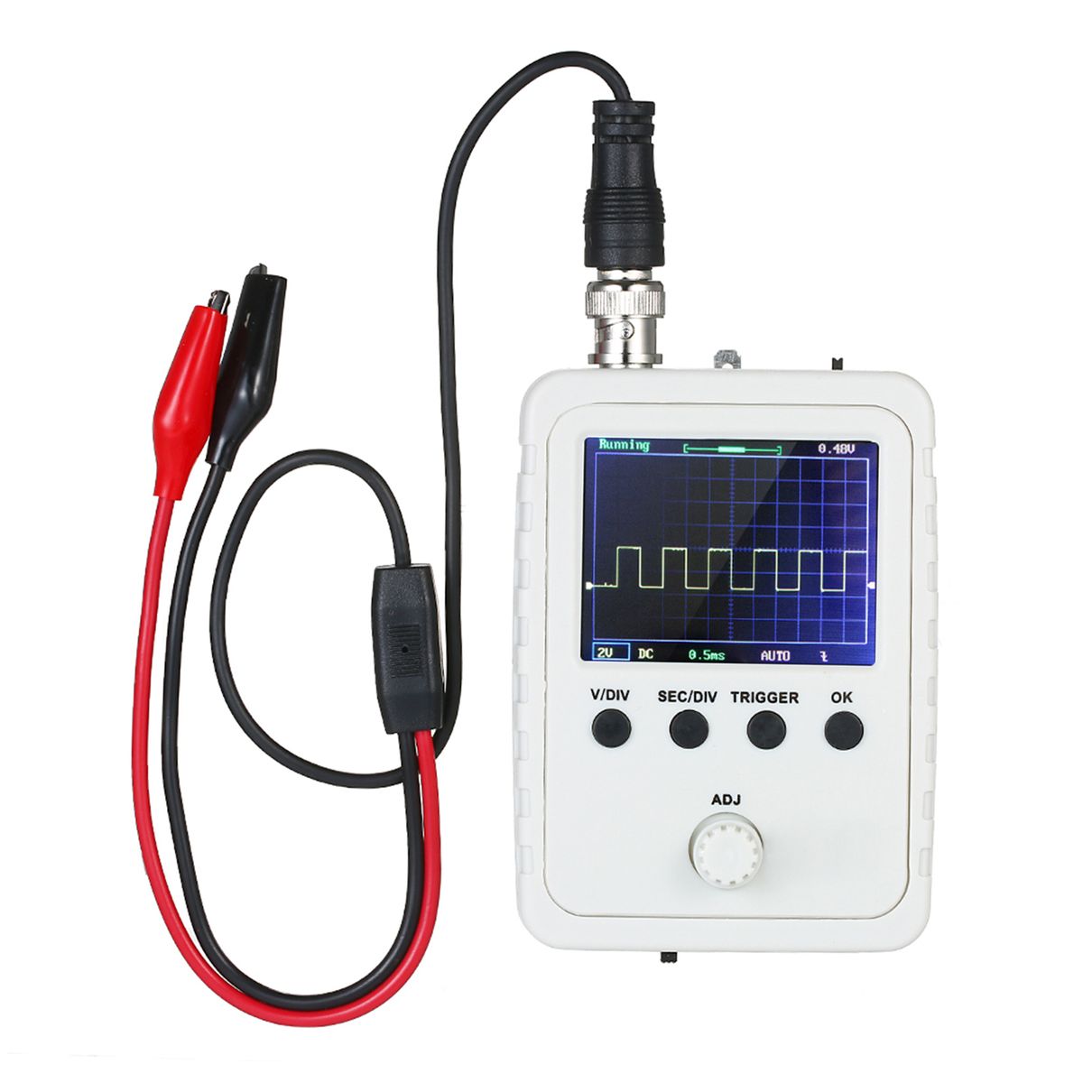 2.4-inch TFT Digital Oscilloscope Kit With Power Adapter And