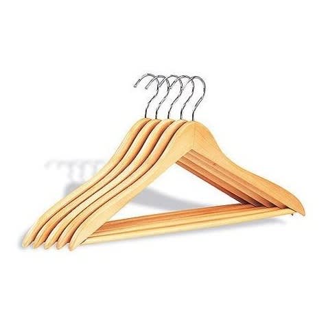 Wooden Clothes Hangers 5pcs