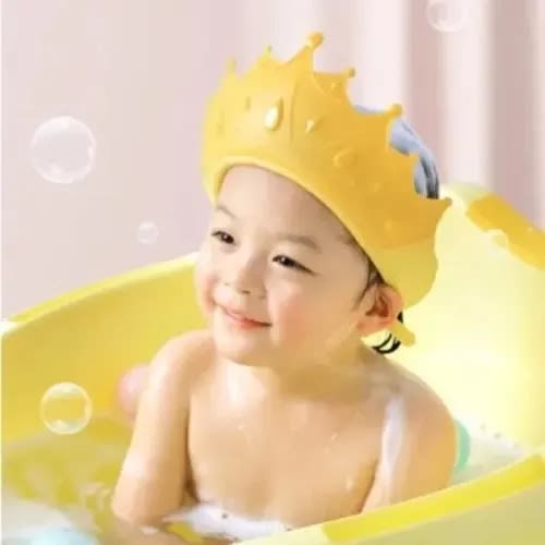 Adjustable Baby Face/ear Protection Shower Cap