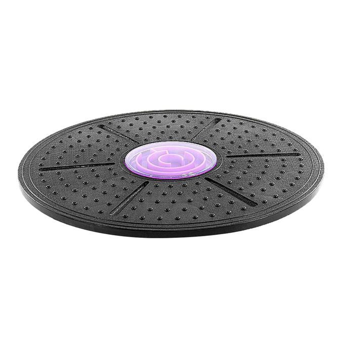Wobble Yoga Balance Board Disc Fitness Stability Pad Exercise Purple