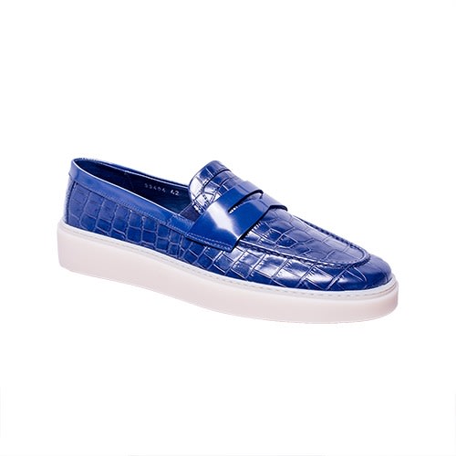 Giafranco Butteri Skin Leather Shoe - Blue