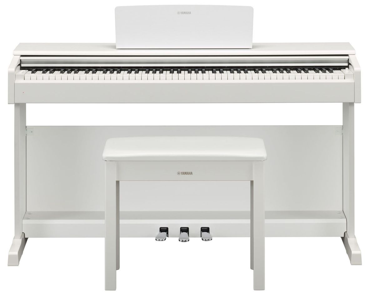 ARIUS YDP-145WH Digital Piano With Bench - White