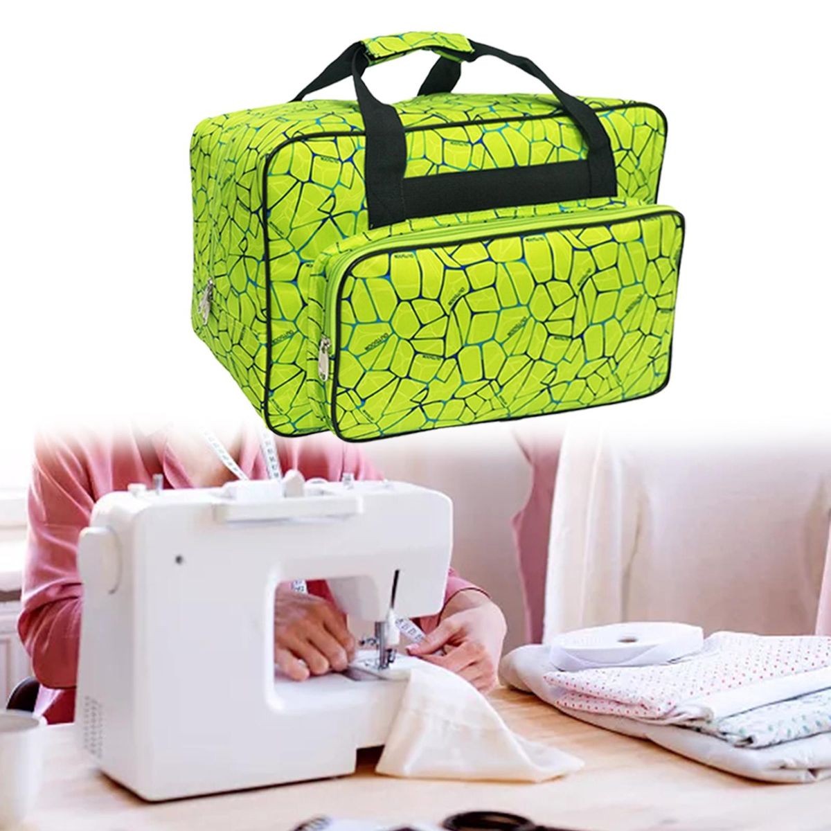 Deluxe Universal Sewing Machine Case, Portable