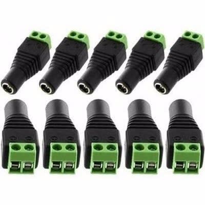 CCTV DC Jack Connector - Female- 20Pcs