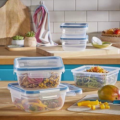 Food Storage Containers - 34 Pieces