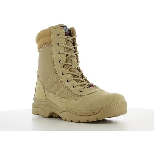 Military Boot-mid Cut Boot With Zipper