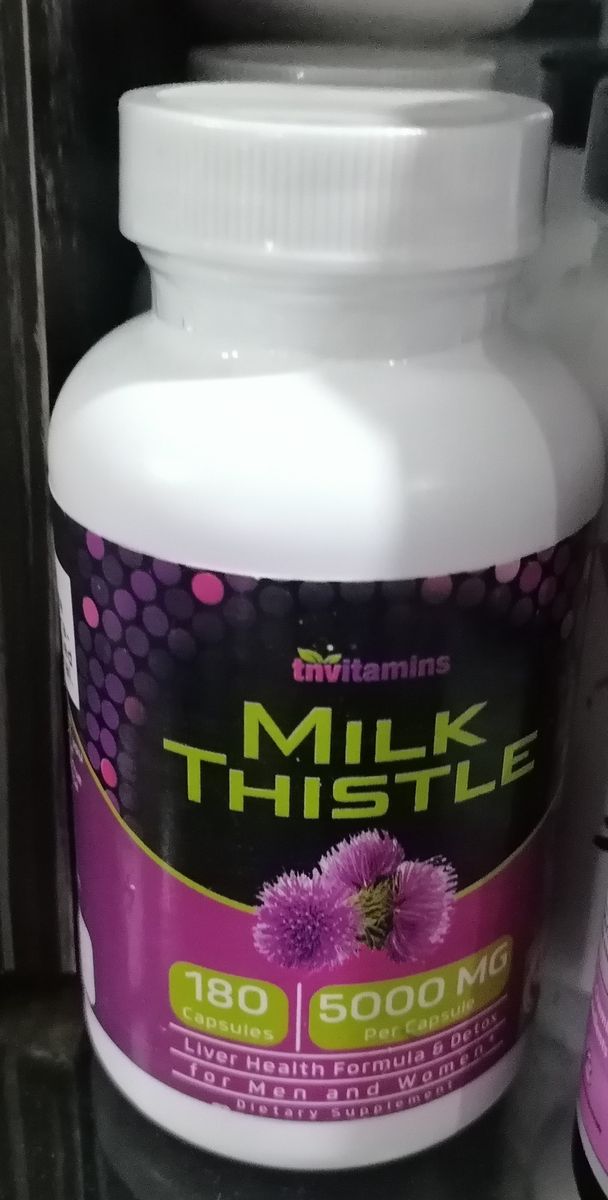 Tnvitamins Milk Thistle Extract 5000mg 180 Capsules