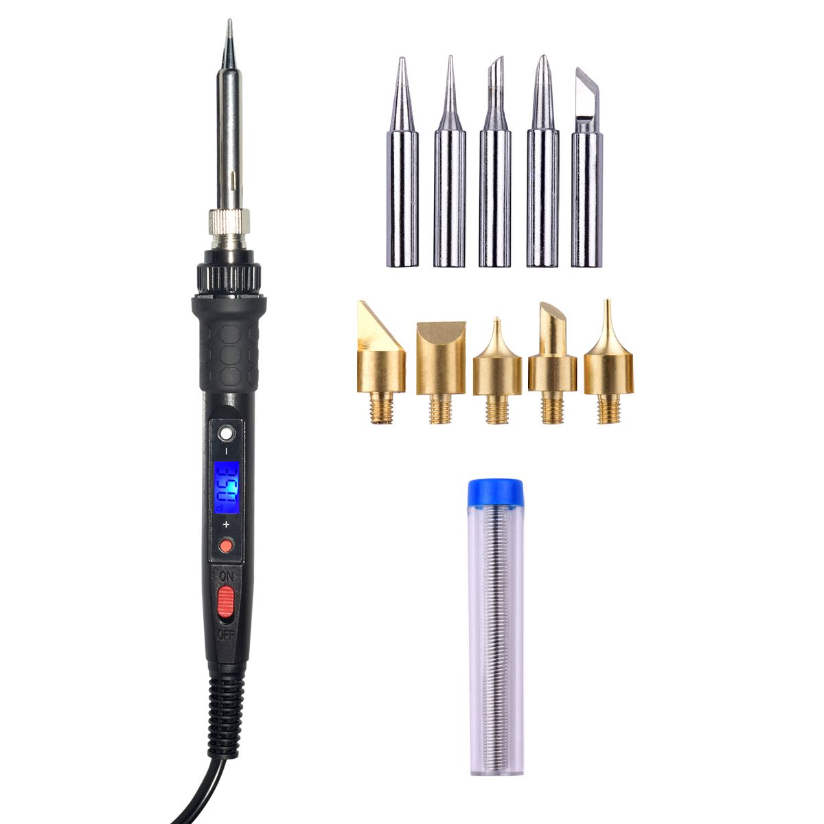 12 Pieces Wood Burning Tool Kit Pyrography Pen Adjustable