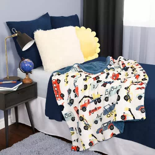 Life Comfort Kids Sherpa Fleece Throw Blanket -  40 X 50