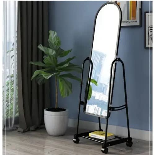 Frame Elegant Standing Dressing Mirror - Black