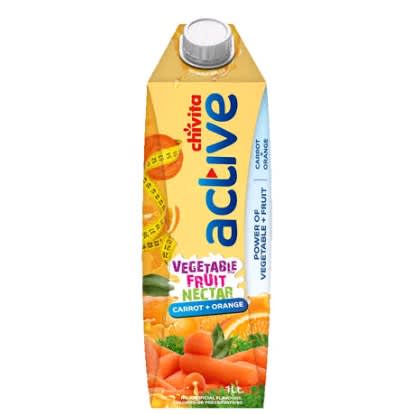 Active Carrot & Orange Nectar - 1 Ltr &times;10Pieces