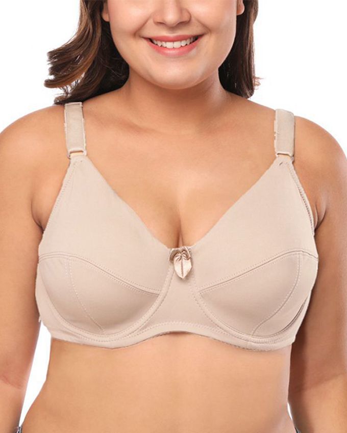 Plus Size Women's Underwire No Padded Minimizers Everyday Bra Comfortable