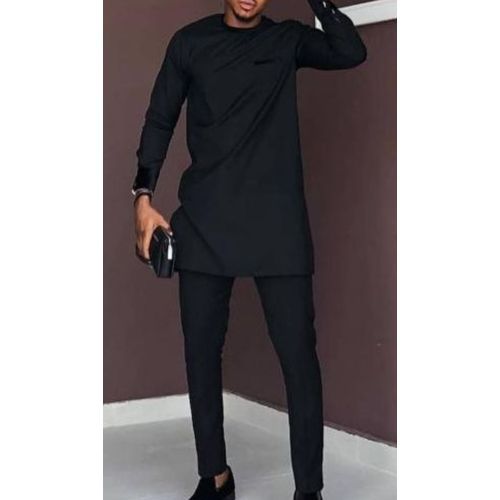 Trendy Men Native Wear - Black
