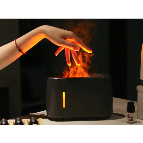 Essential Oil Aroma Diffuser 3d Flame