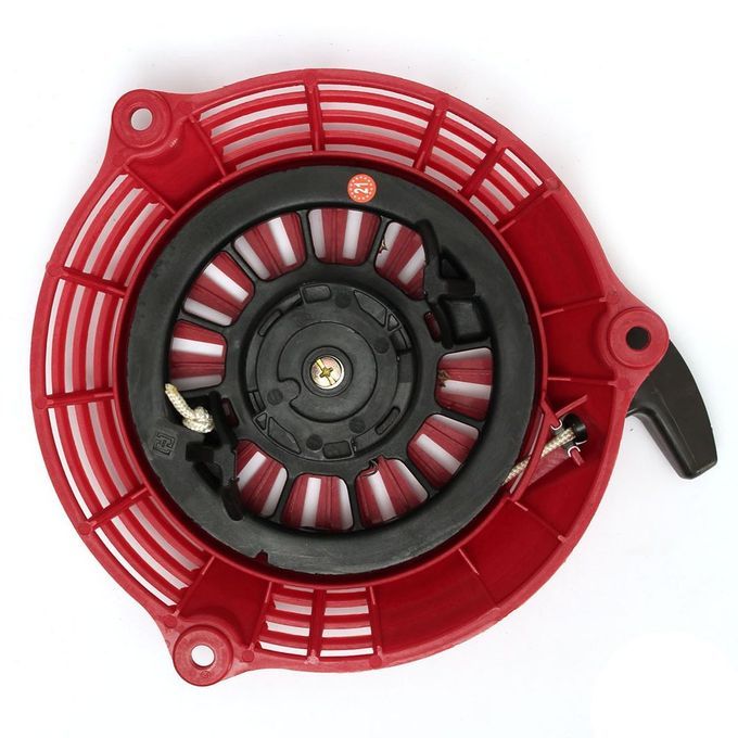 MT Pull Start Recoil Starter For Honda GCV135 GCV160 EN2000 HRU19 Engine Starter-Red & Black