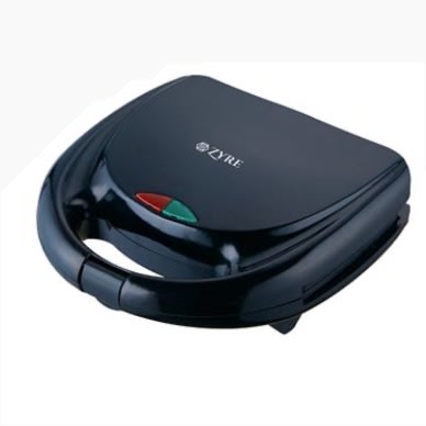 Zyre 2 Slice Sandwich Maker - Black - 240v