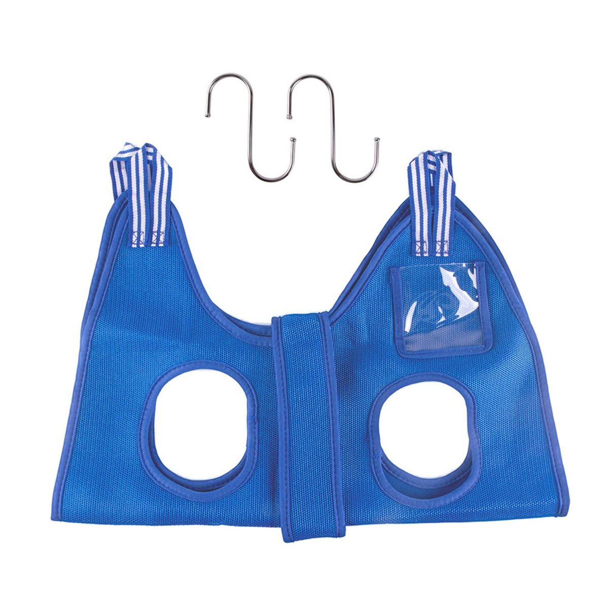 Pet Grooming Hammock Puppy Kitten Trimming Hammock Helper Blue