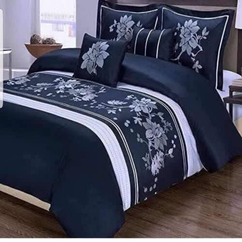 Cotton Fiber Duvet With Bedsheets And 4pillowcases - Multicolour