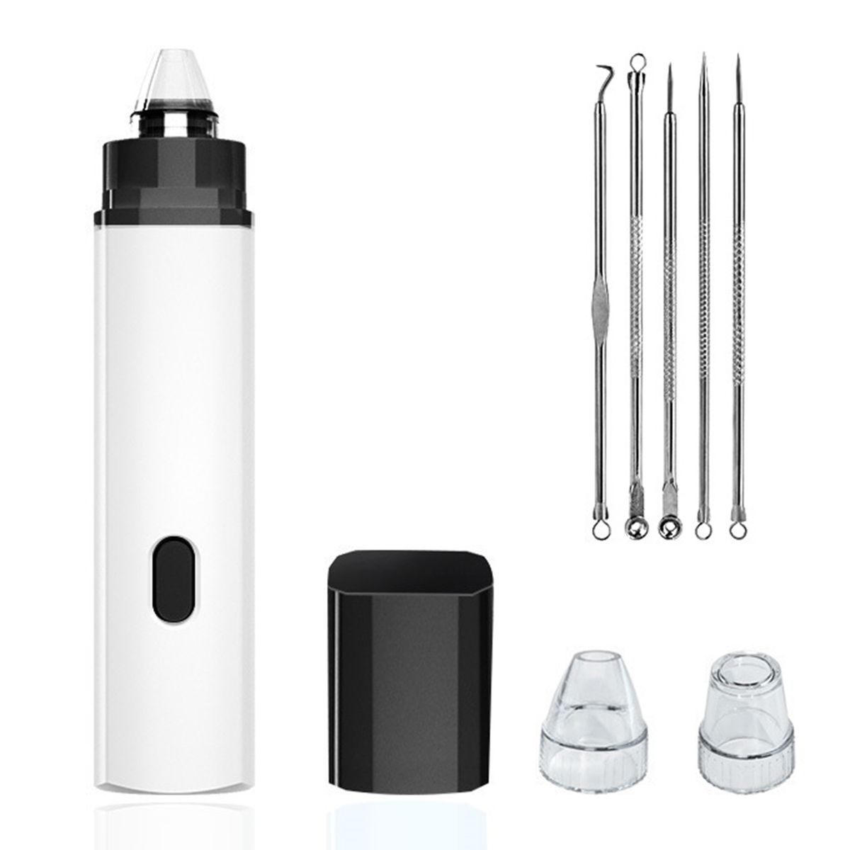 Blackhead Machine Acne Needles Tools Set 3 Suction Nozzles