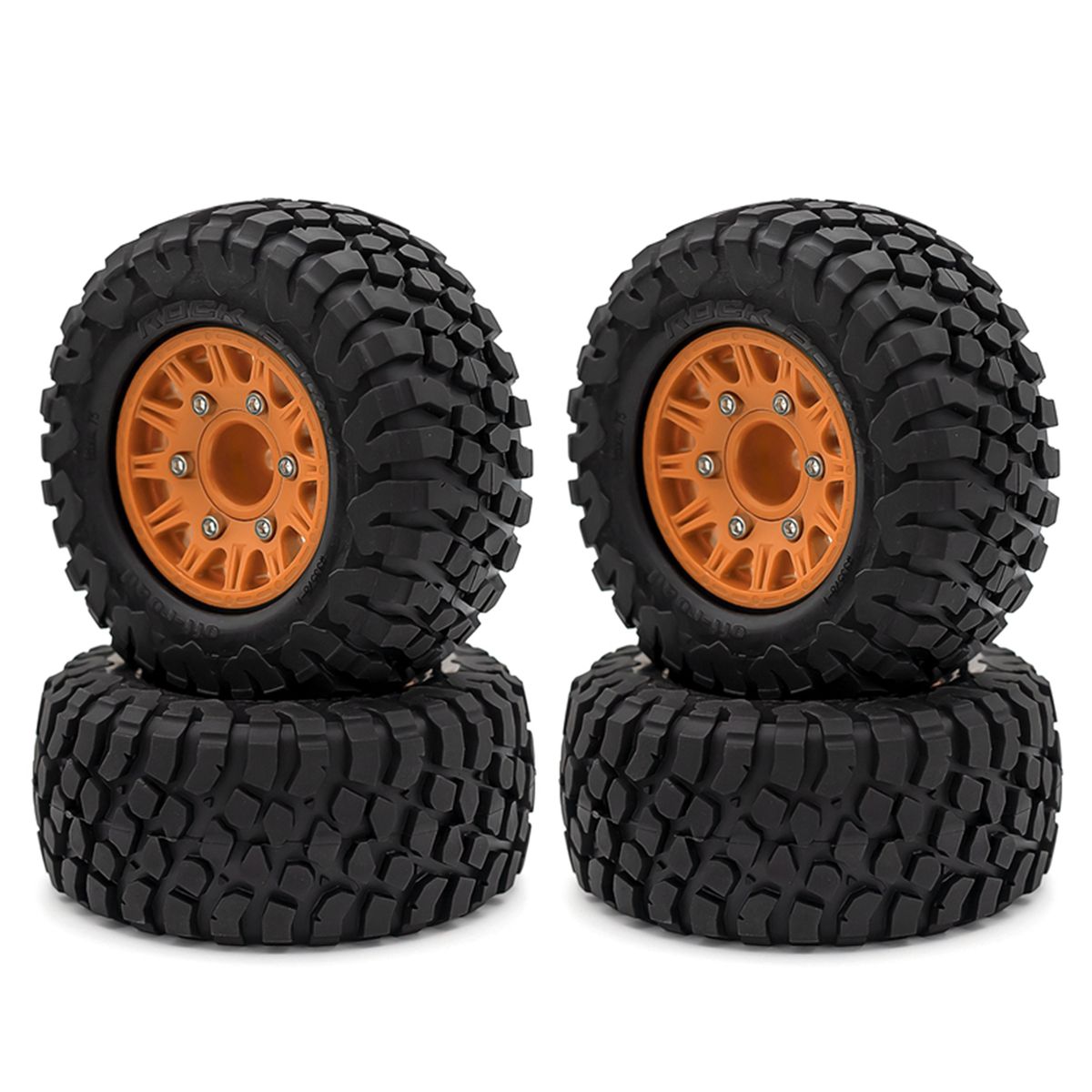 Car Tires With Wheel Rims 4pcs Replacement For 1/10 Slash