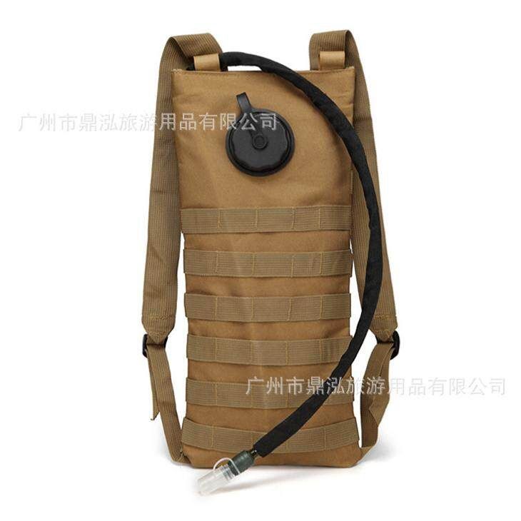 Hiking Sport 3L Hydration Pack Water Bag Bladder Assault Backpack Pouch Brown