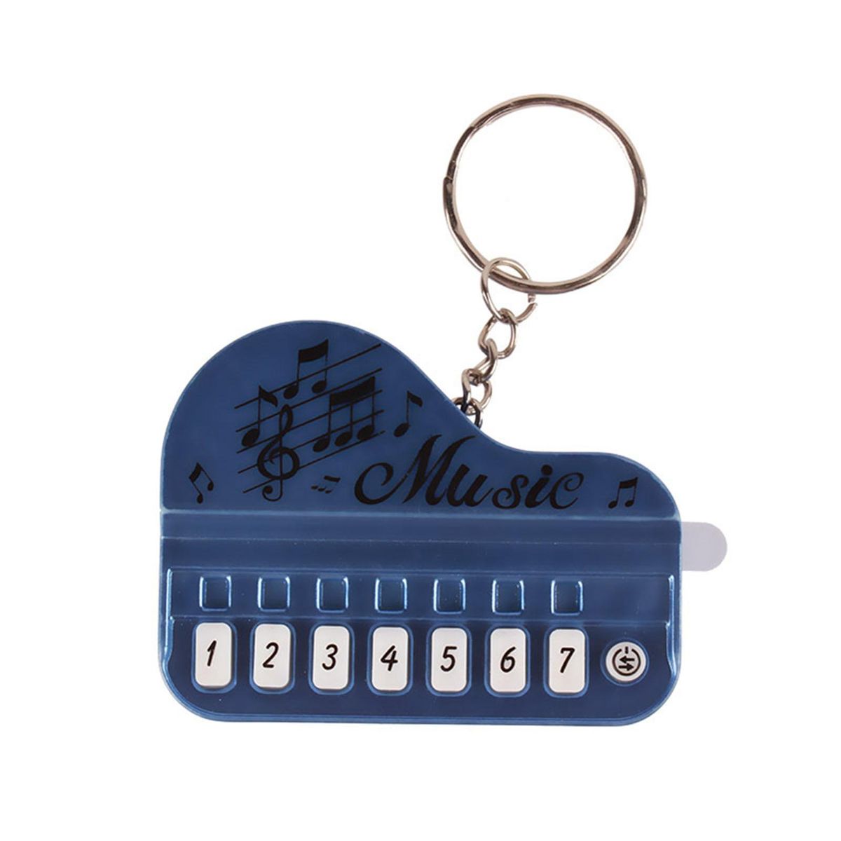 Light-up Keychain Pendant Melody Magic Keychain Mini Piano Pendant Blue1