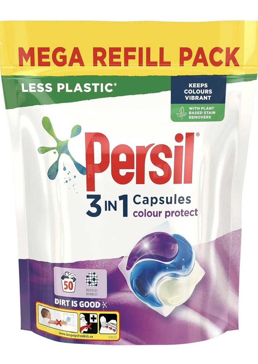 3 In 1 Colour Protect Capsules Mega Refill Pack 50 Wash