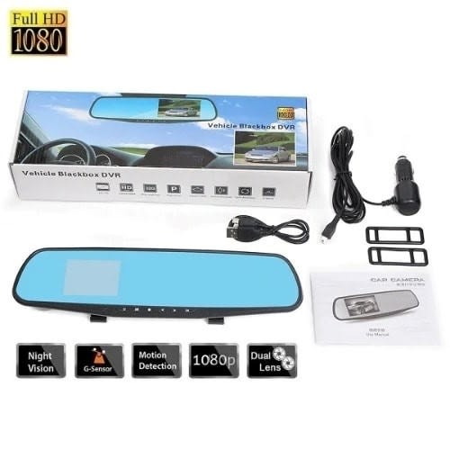 Dual Camera Car Dvr Full Hd 1080p Vehicle Blackbox Recorder
