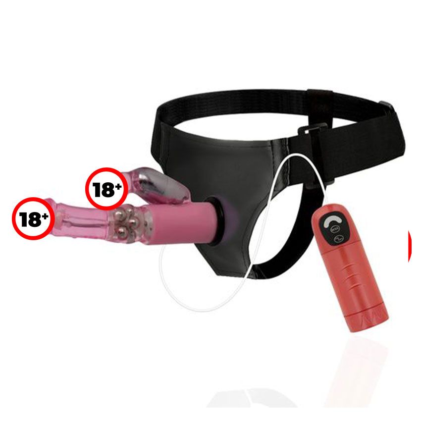 UNIQUE DANIEL VIBRATION & ROTATION RABBIT HARNESS 18 X 3.5CM