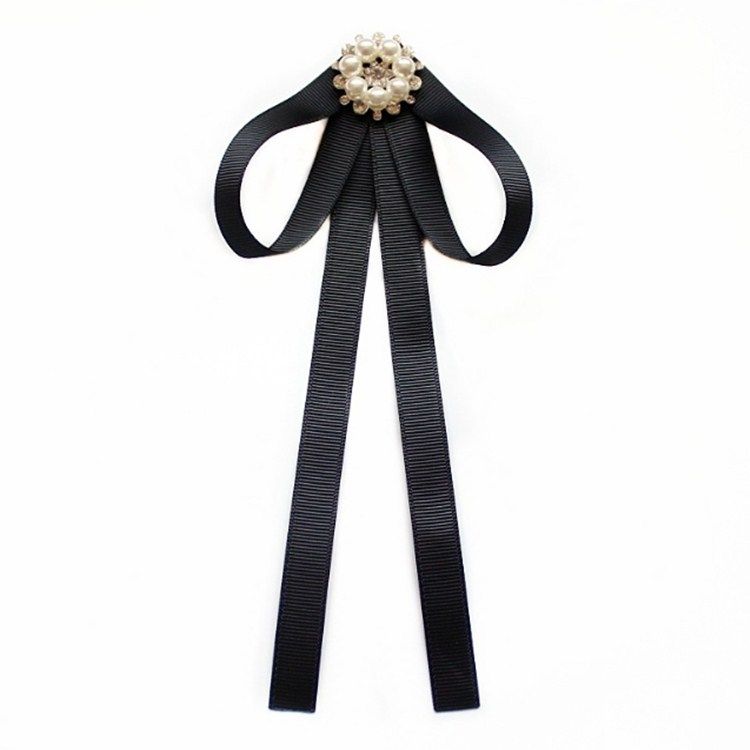 Tie Clip Professional Black Bow-knot Bow Tie