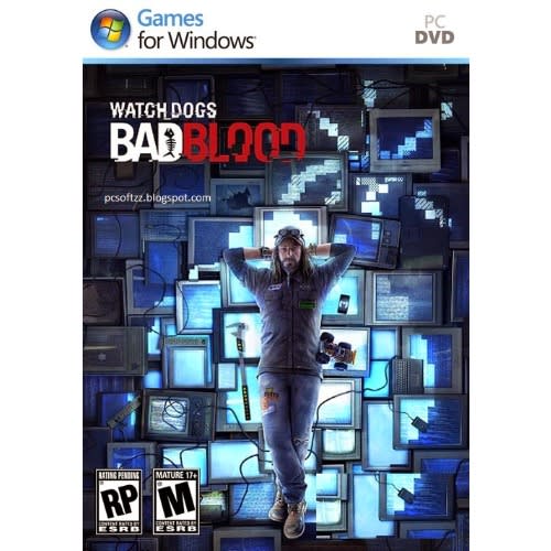 Watch Dogs 1 + Bad Blood DLC PC Game DVD Disks + Free Gift
