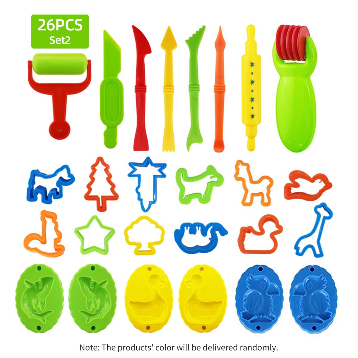 26 PCS Play Dough Tools Playdough Accessories Set