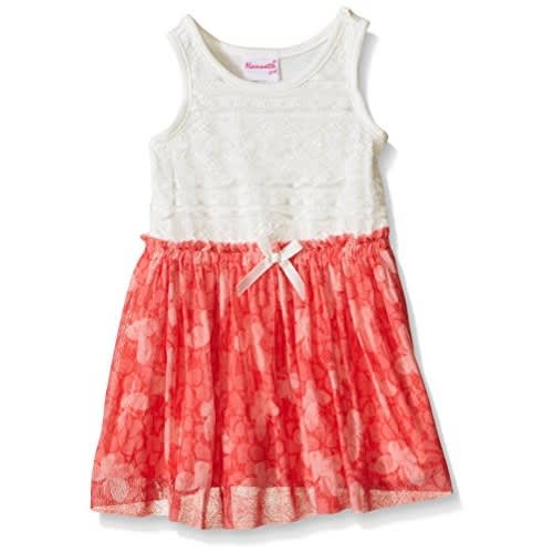 Nannette Lace Bodice With Chiffon Dress