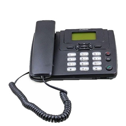 Gsm Sim Card  Table Phone With FM - 3125i - Land-line - Black