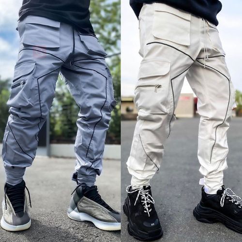 2-IN-1 Casual Pants Men's High Street Overalls