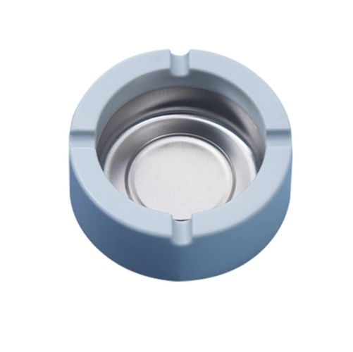 Round Ashtray Holder Cigar Ashtrays Ash Tray Home Office Living Room Toilet Bedroom Tobacco Tool
