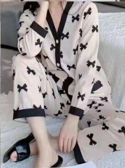 Ladies New Design Nightwear -Top And Trouser