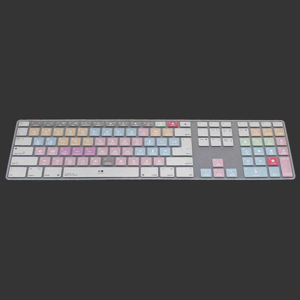 Avid Pro Tools Shortcuts Silicone Keyboard Cover For Numeric Keypad F IMac G6