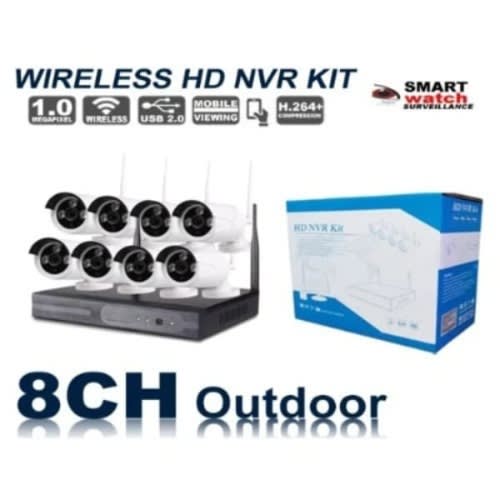 8 Channel Wireless Kit Cctv Cameras