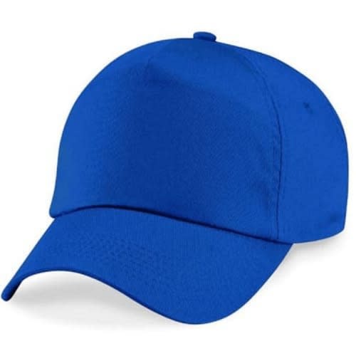 Unisex Plain Royal Blue Face Cap