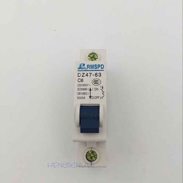 DZ47 1P 6A - 63A 230V 50HZ Mini Circuit Breaker MCB C45