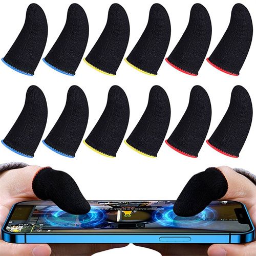 12pcs Mobile Gaming Thumb Sleeve Sets, Wasp Feelers(6 Pair)