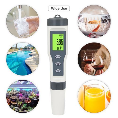 3 In 1 Digital PH TDS Temperature Water Meter With ATC